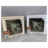 Diecast metal historical airplanes group of to