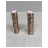 2 Roles of 1963 uncirculated pennies