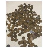 210- Wheat pennies various dates most from early