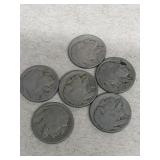 5- 1925 Buffalo nickels