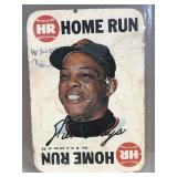 Willie Mays 1968 home run game card