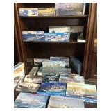 Large group of model kit parts only not complete