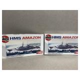 HMS Amazon battleship model kits1/ 600 scale