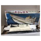 Rouen 1/450 scale boat model