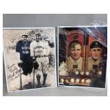 Babe Ruth Lou Gehrig portrait and Ty Cobb Kristy