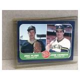 Jose Canseco 1986 fleer rookie baseball card