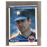 Nolan Ryan 1984 fleer baseball card