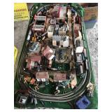Train set with buildings and other accessories