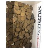 500 wheat Pennys various dates