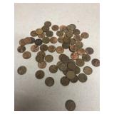 Group of 1960s air Pennys small date, crack