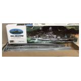 USS Arizona battleship model kit by Revell