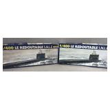 2-Leave redouttable submarine model kits 1/