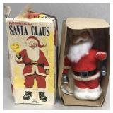 Mechanical bell ringing Santa Claus made in Japan