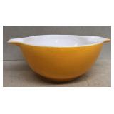 Mustard colored Pyrex bowl