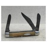 3 Blade CASE stag knife
