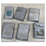 Lighters , one is a zippo