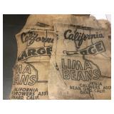 5- Railroad California lima bean bags