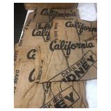 6-Railroad California dark kidney bags