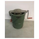 Ice cream mixer green paint