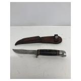 Western knife with sheath