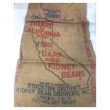 Dark red kidney standard railroad beanbag