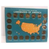 Landmarks of America Franklin mint coins