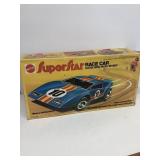 Mattel super star race car box only !!!