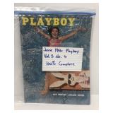 1956 volume three number six playboy magazine