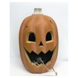Halloween lighted plastic pumpkin