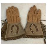 Vintage cowgirl gloves