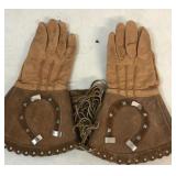 Vintage cowgirl gloves