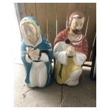 Mary and Joseph blow molds