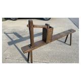 Primitive Farm Press with shaved spook legs