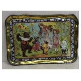 Storybook tray vintage