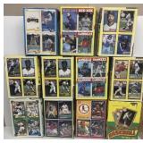Baseball Cards uncut off of back of boxes