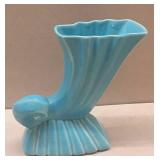 Bauer Pottery Cornucopia Vase Los Angeles Ca.