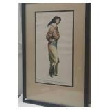 Flohri Print Of Woman By Leslie-Judge Company