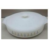 Fire King Covered Casserole