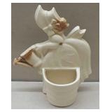 Pottery Wall Pocket With A Watering Can