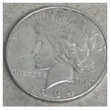 1934D peace silver dollar