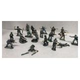 Toy soldier group plastic Handpainted