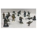 Toy plastic soldiers hand painted some matchbox