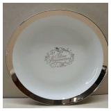 Bavaria/ Germany Silver Anniversary Plate