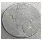 1923 peace silver dollar
