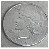 1928S peace silver dollar