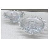 Heisy Glass candleholders