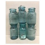 Ball blue canning jars