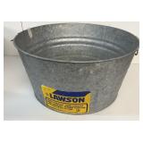 Lawson galvanized Washtub