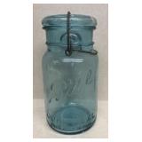 Sure seal ball blue canning jar patterned July