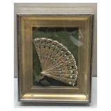 Deco fan in box (Glass is Cracked)